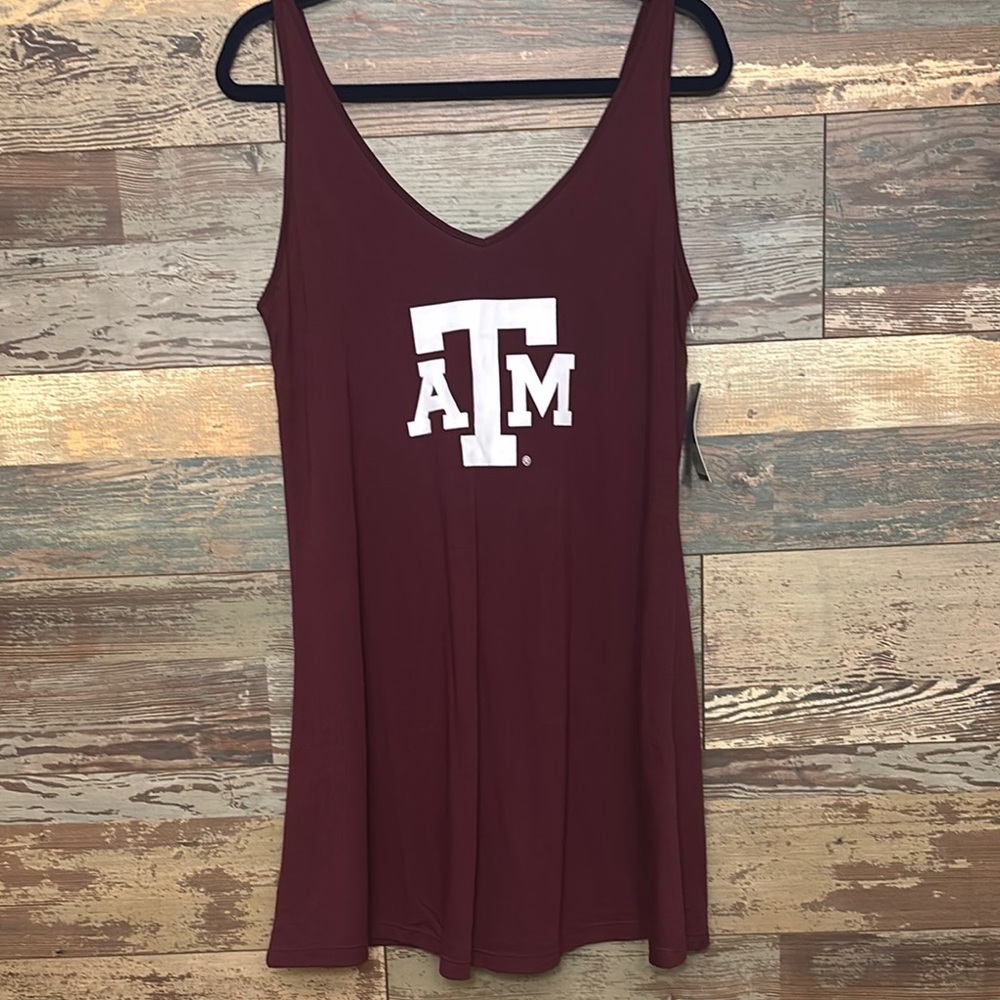 Texas A&M Maroon Tank Slip Dress XL